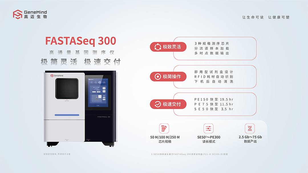 荣誉丨真迈生物(wù)FASTASeq 300荣获2024年“朱良漪分(fēn)析仪器创新(xīn)奖”